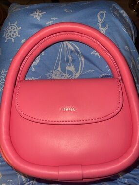 Staise Hot Pink Designer Mini Crossbody Bag Purse